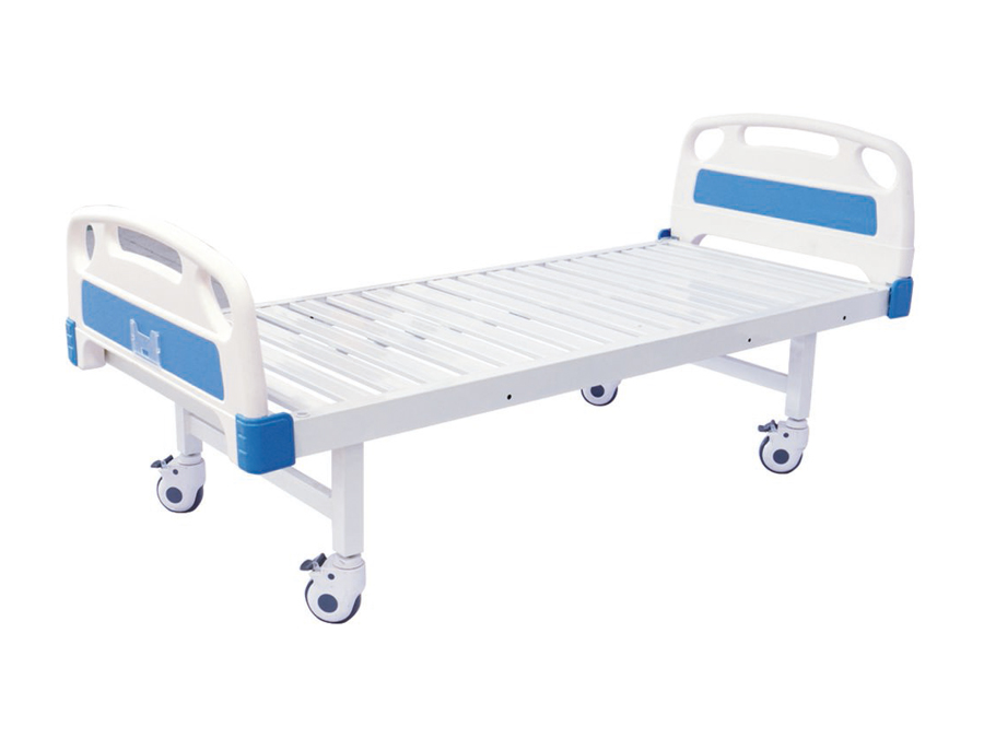 br-c20 abs床頭條式平板護(hù)理床(四角剎車)